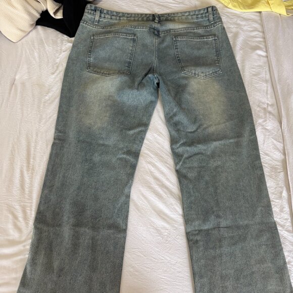 Pretty Little Thing Studded Low Rise Jeans - Picture 3 of 3